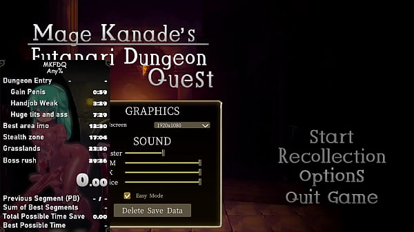 Mage Kanade’s Futanari Dungeon Quest any% in 17:32.12