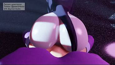 Raven gets cumflated by futa starfire